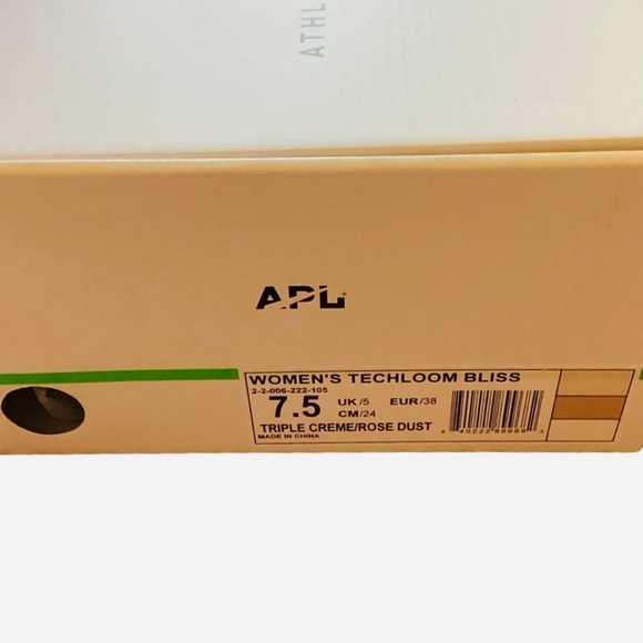 NIB NWT APL BLISS RUNNING SHOE SNEAKER Pastel Pink Triple Creme Ro… - Picture 8 of 9